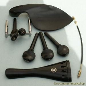 VIOLIN PARTS SET EBONY 1/4